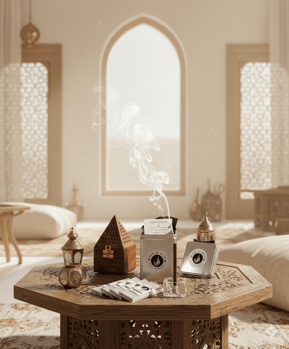 Mystical incense smoke